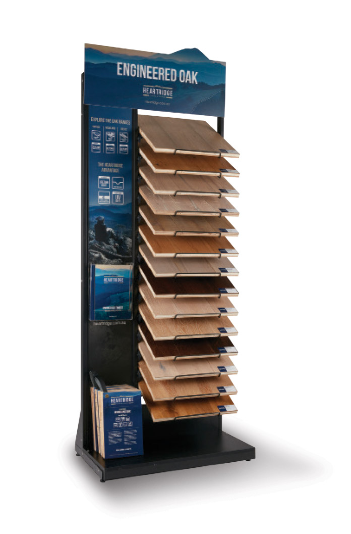 Heartridge - Engineered Timber Display Stand