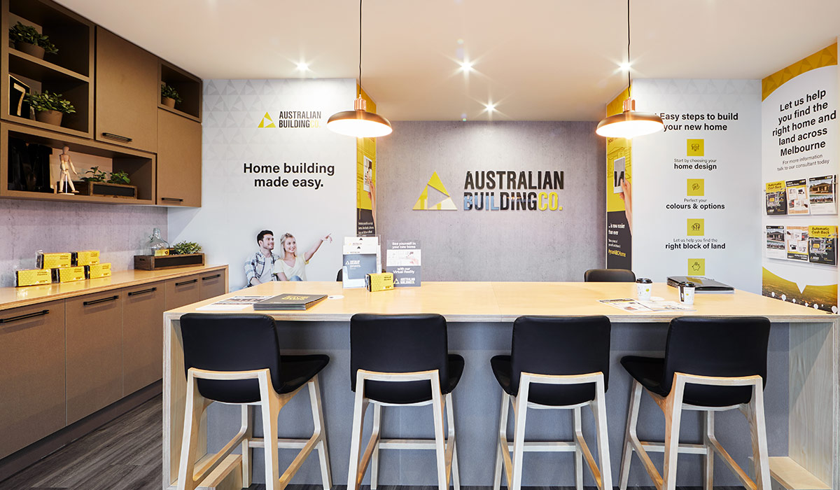 Australian Building Company - A display home, that isn't a display home. A communal area.