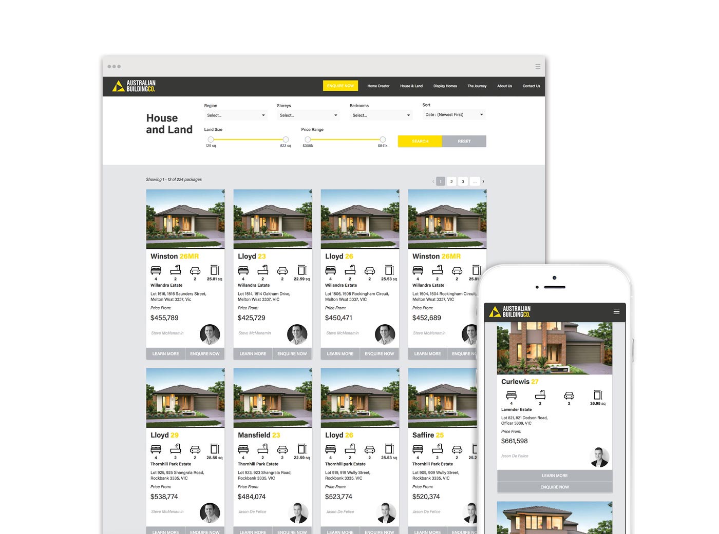 Australian Building Company - Website approach: we make comparisons simple and easy.