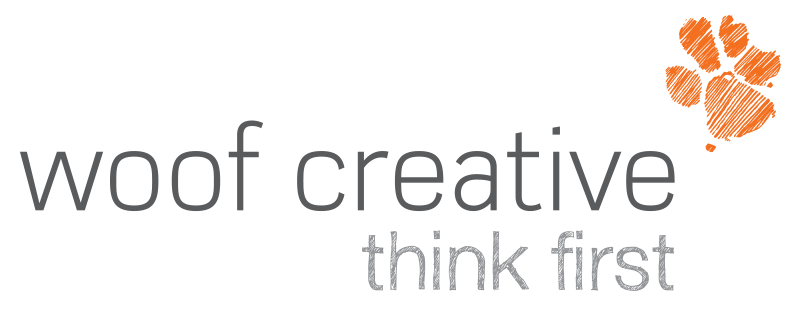 woof creative | think first - logo